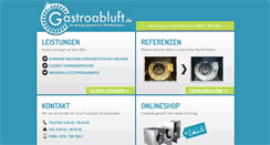 Desktop Screenshot of gastroabluft.de